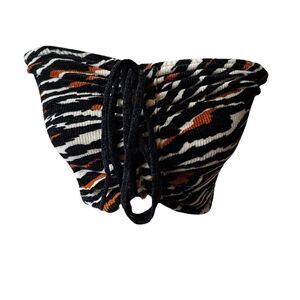 Urban Outfitters Tube Top Women's Small‎ Zebra Strapless Tie Bow Tank